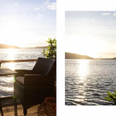 公寓 Heimby Homes - Balcony Above The Sea 卑爾根